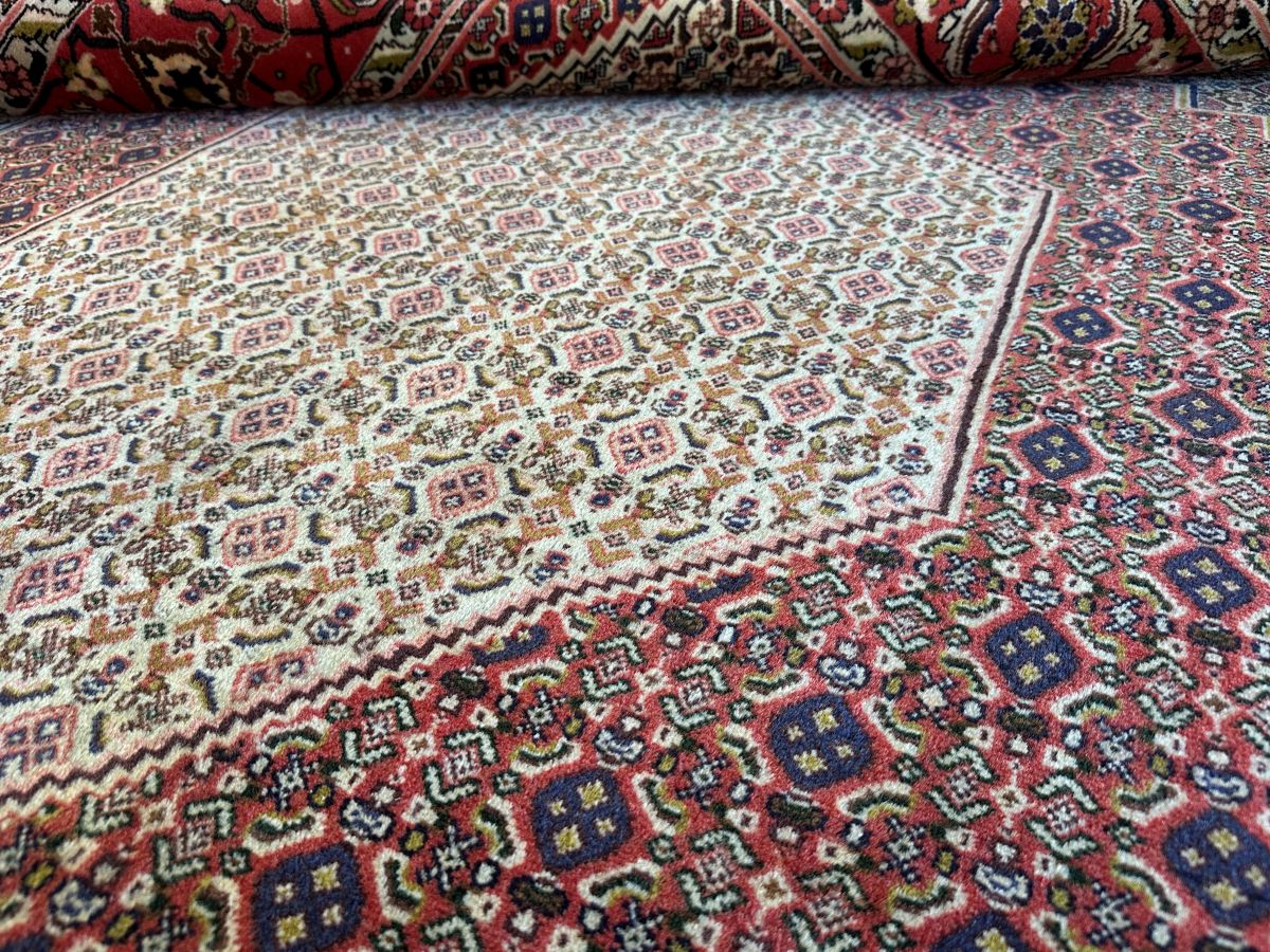 Hand-Knotted Tribal Persian Senneh Sanandaj Carpet