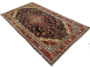 Hand-knotted Persian Jozan Carpet