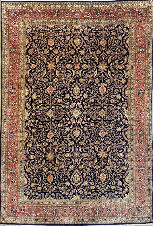 Fine Hand-Knotted Persian Bidjar Carpet