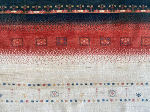 Hand-Woven Tribal Persian Gabbeh Rug