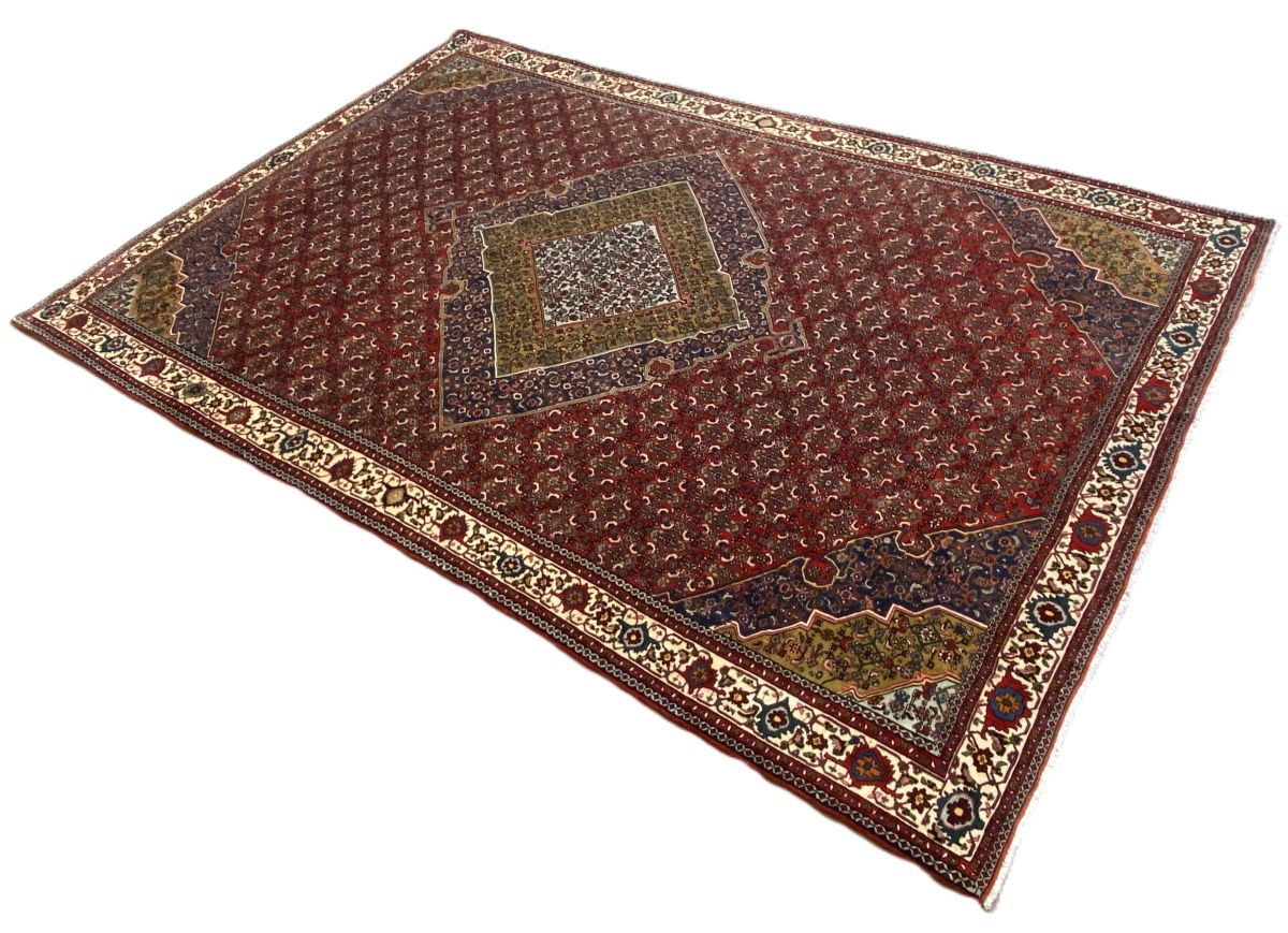 Fine Hand-Knotted Tribal Persian Bidjar Carpet