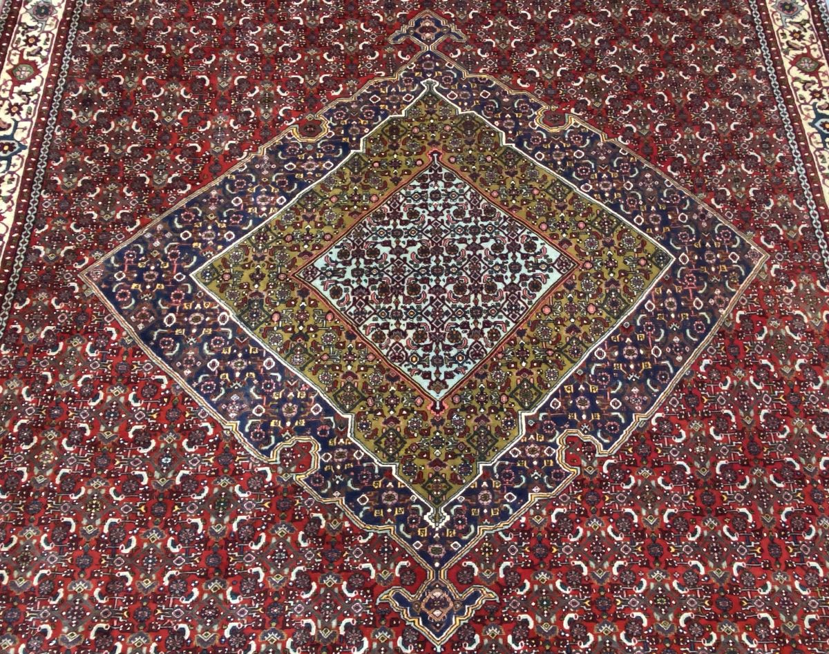 Fine Hand-Knotted Tribal Persian Bidjar Carpet