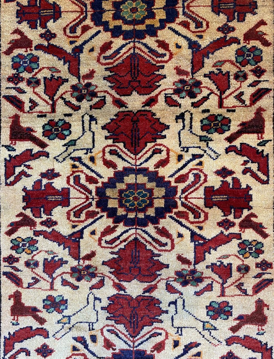 Hand-Knotted Tribal Persian Balouch Rug