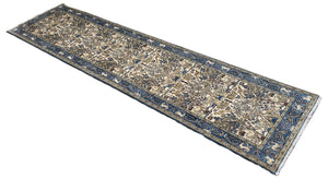 Fine Hand-Knotted Persian Qum Runner