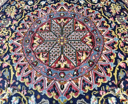 Fine Hand-Knotted Persian Qum Carpet