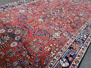 Fine Hand-Knotted Persian Jozan Rug