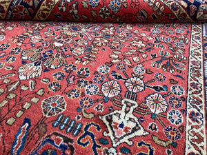 Fine Hand-Knotted Persian Jozan Rug