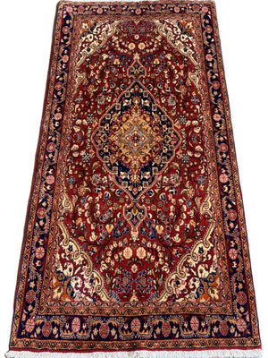 Fine Hand-Knotted Persian Jozan Rug