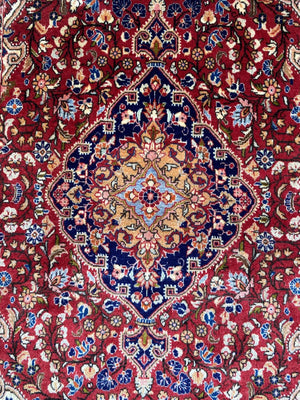 Fine Hand-Knotted Persian Jozan Rug