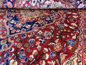 Fine Hand-Knotted Persian Jozan Rug