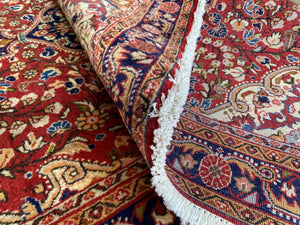 Fine Hand-Knotted Persian Jozan Rug