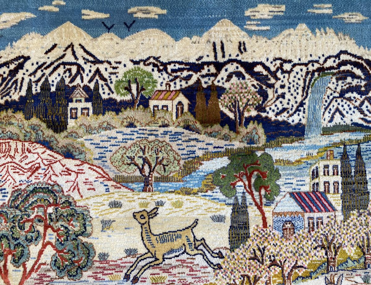 Fine Hand-knotted Persian Kashan Carpet