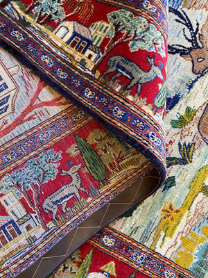 Fine Hand-knotted Persian Kashan Carpet