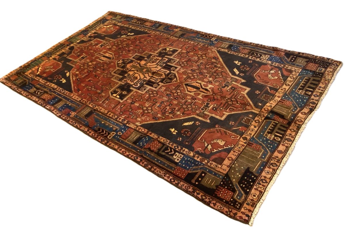 Hand-Knotted Tribal Persian Kolyaie Rug