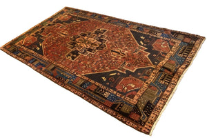 Hand-Knotted Tribal Persian Kolyaie Rug