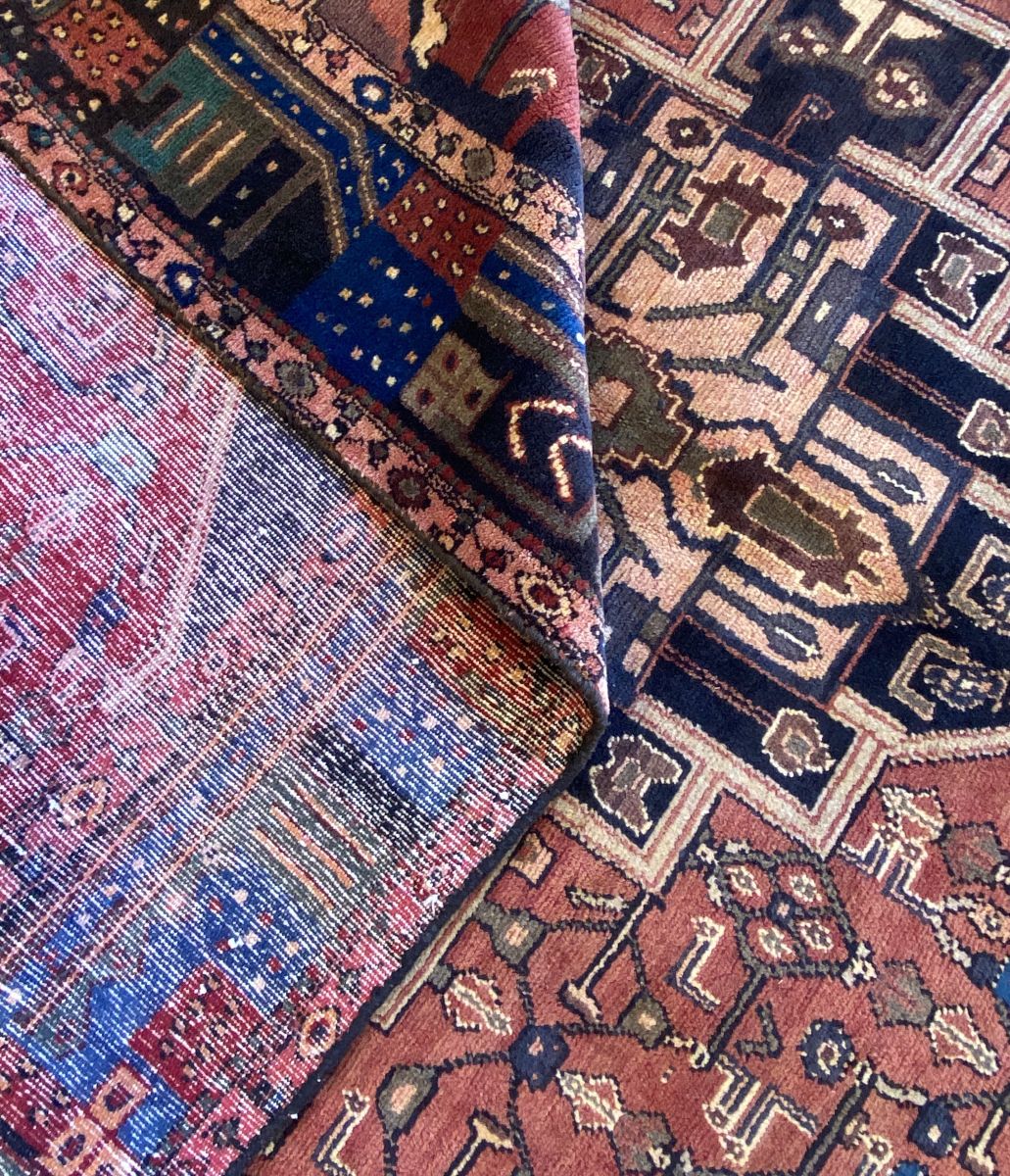 Hand-Knotted Tribal Persian Kolyaie Rug