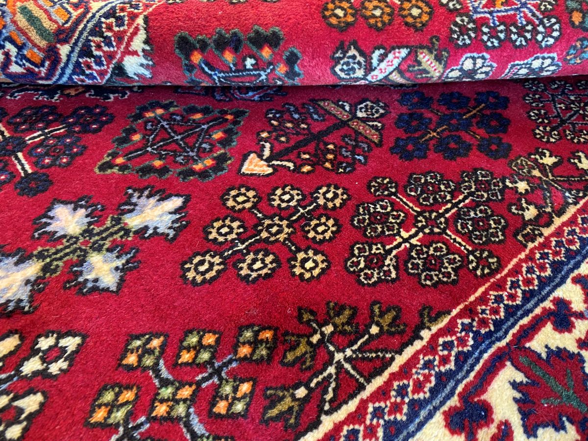Hand-Knotted Persian Meymeh Runner