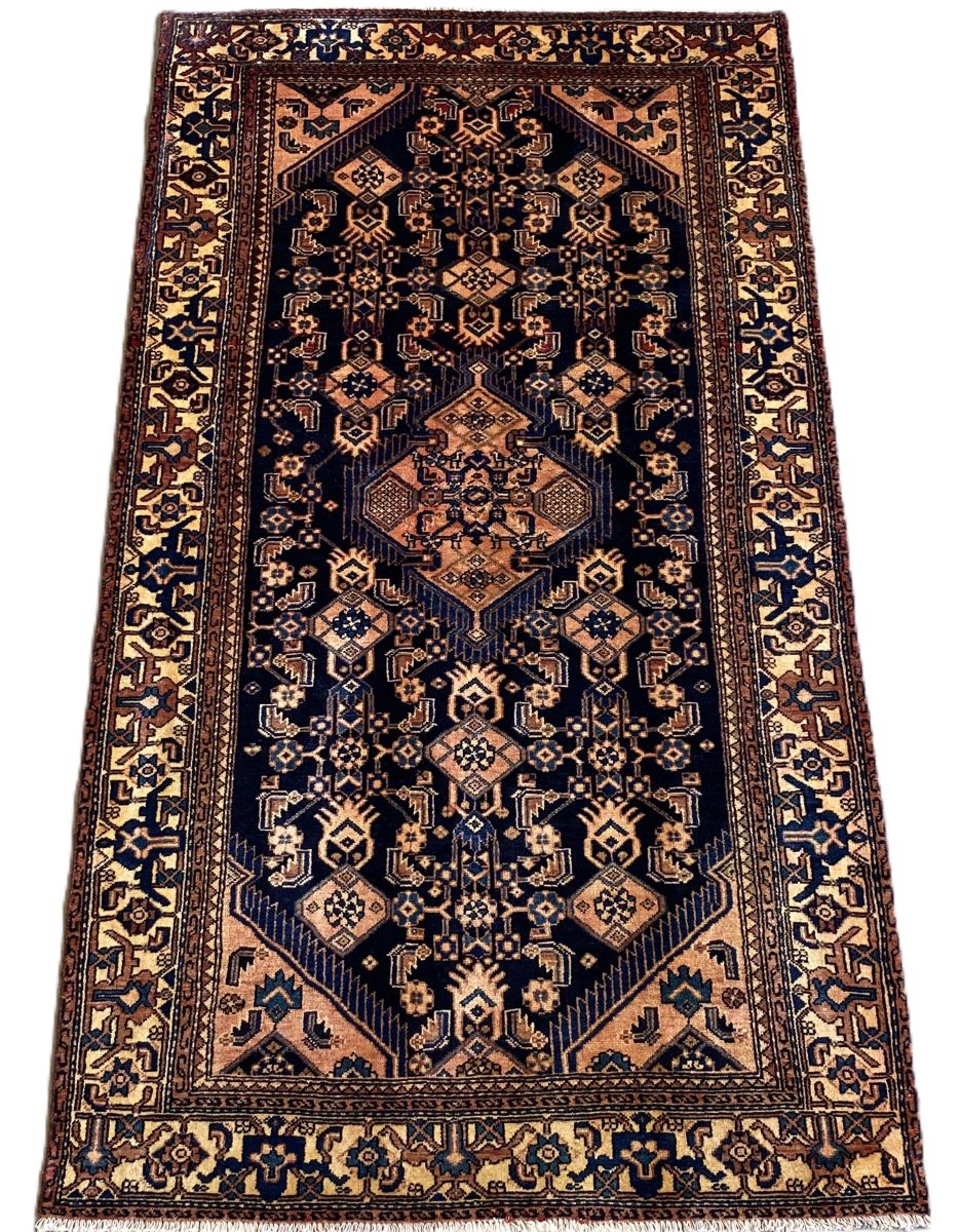 Hand-Knotted Tribal Persian Toyserkan Rug