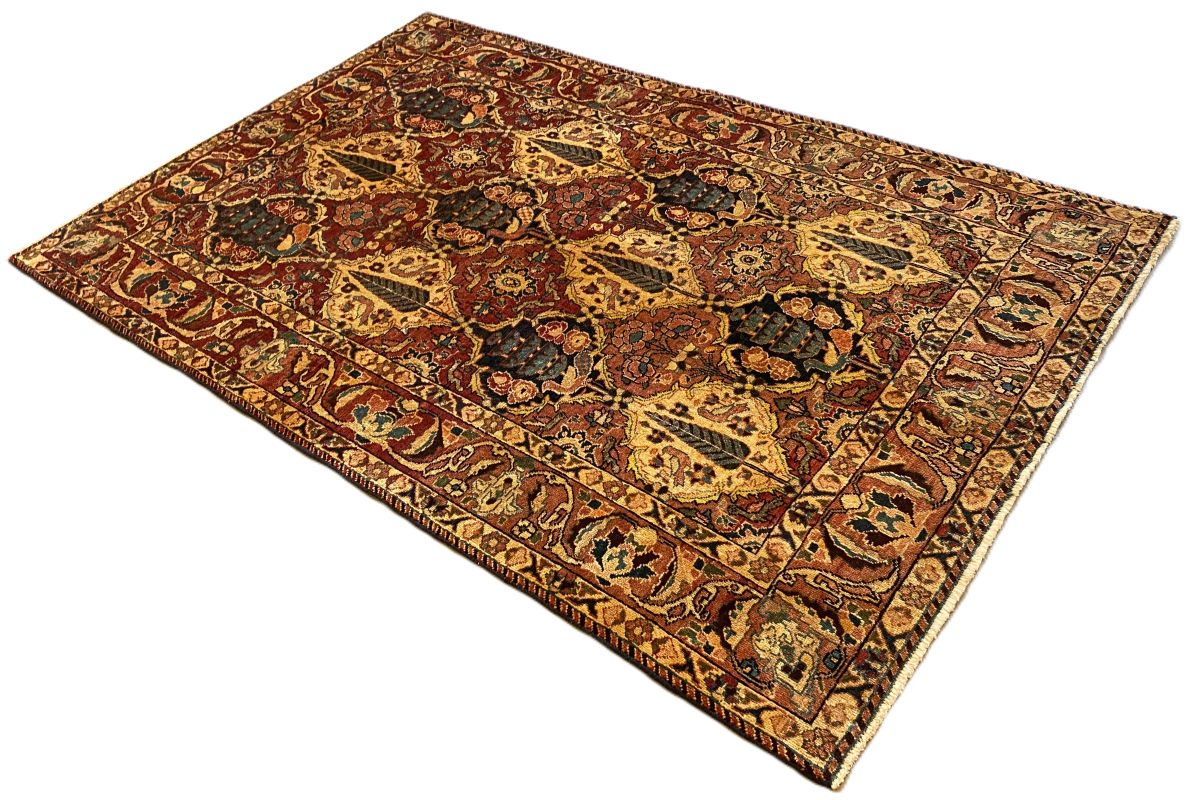 Hand-Knotted Tribal Persian Bakhtiar Rug