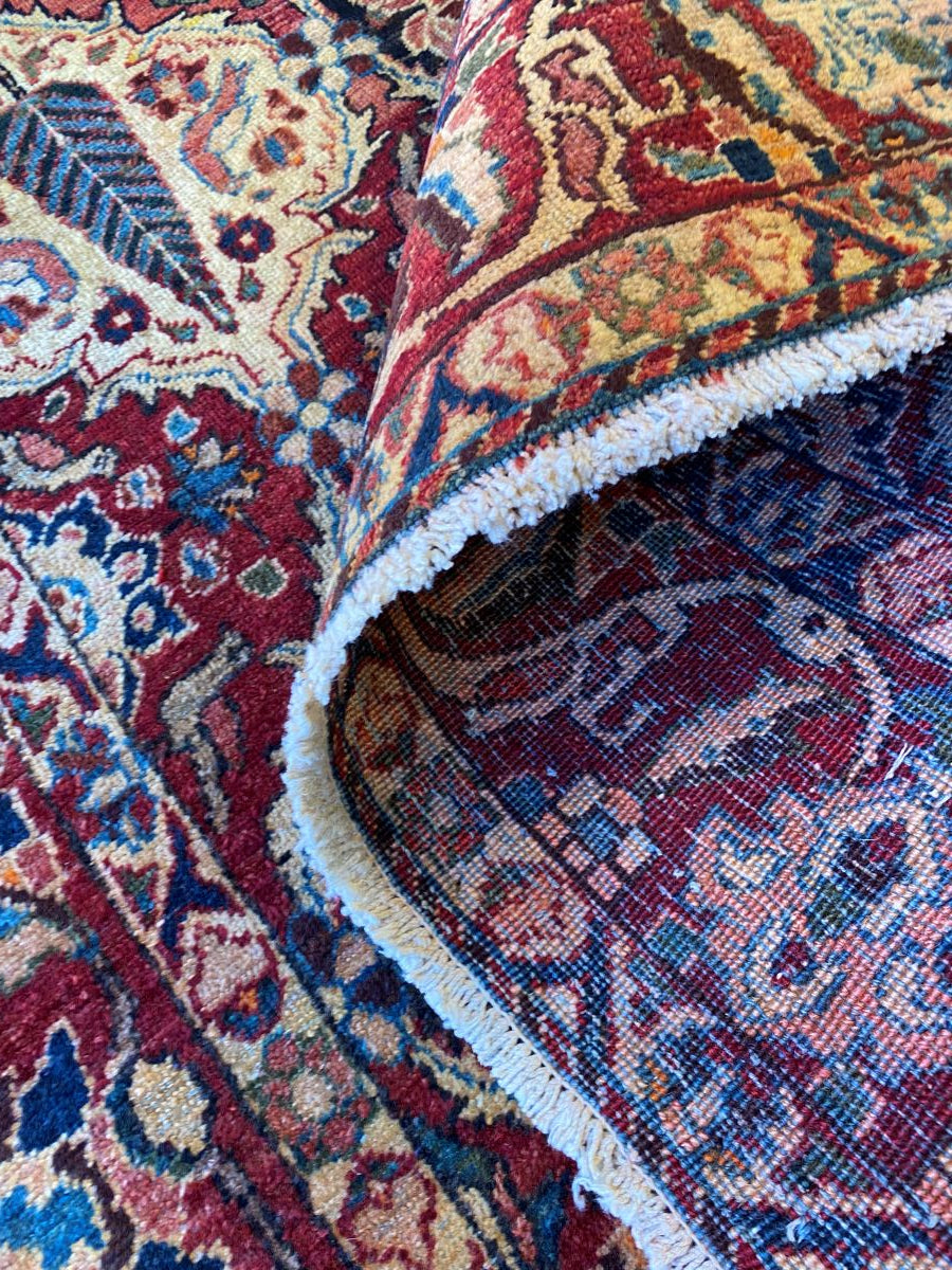 Hand-Knotted Tribal Persian Bakhtiar Rug