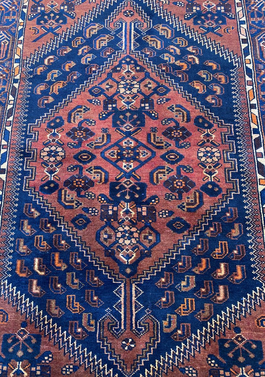 Hand-Knotted Tribal Persian Malayer Rug