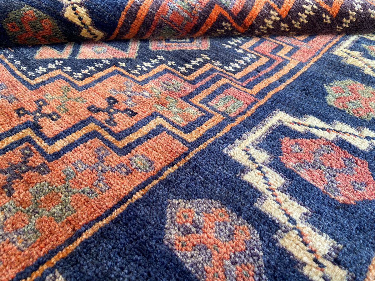 Hand-Knotted Tribal Persian Luri Rug