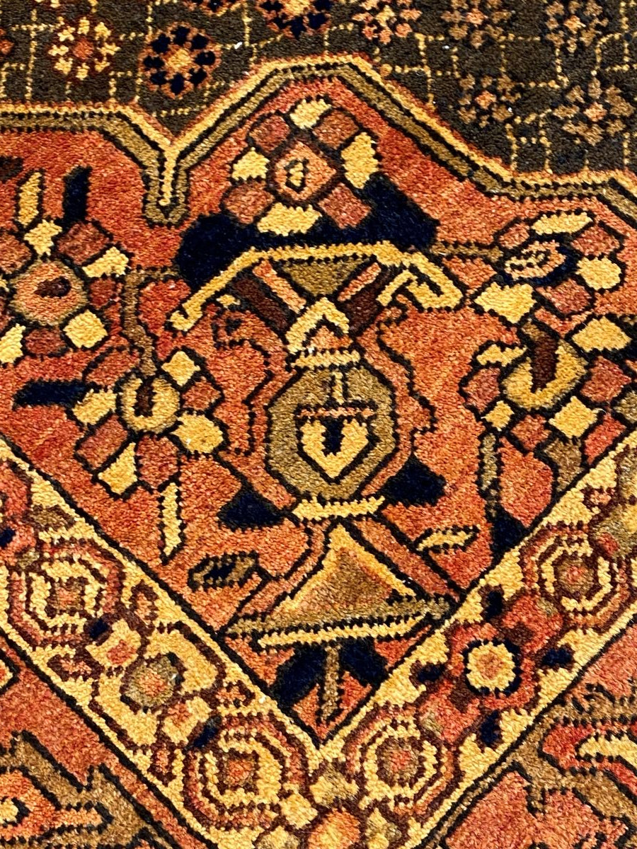 Hand-Knotted Tribal Persian Bakhtiar Rug
