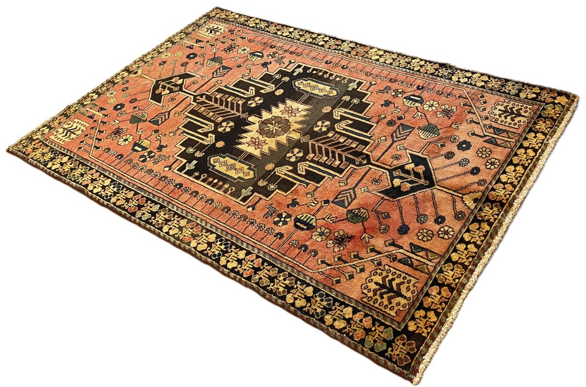 Hand-Knotted Tribal Persian Shahsavan Rug
