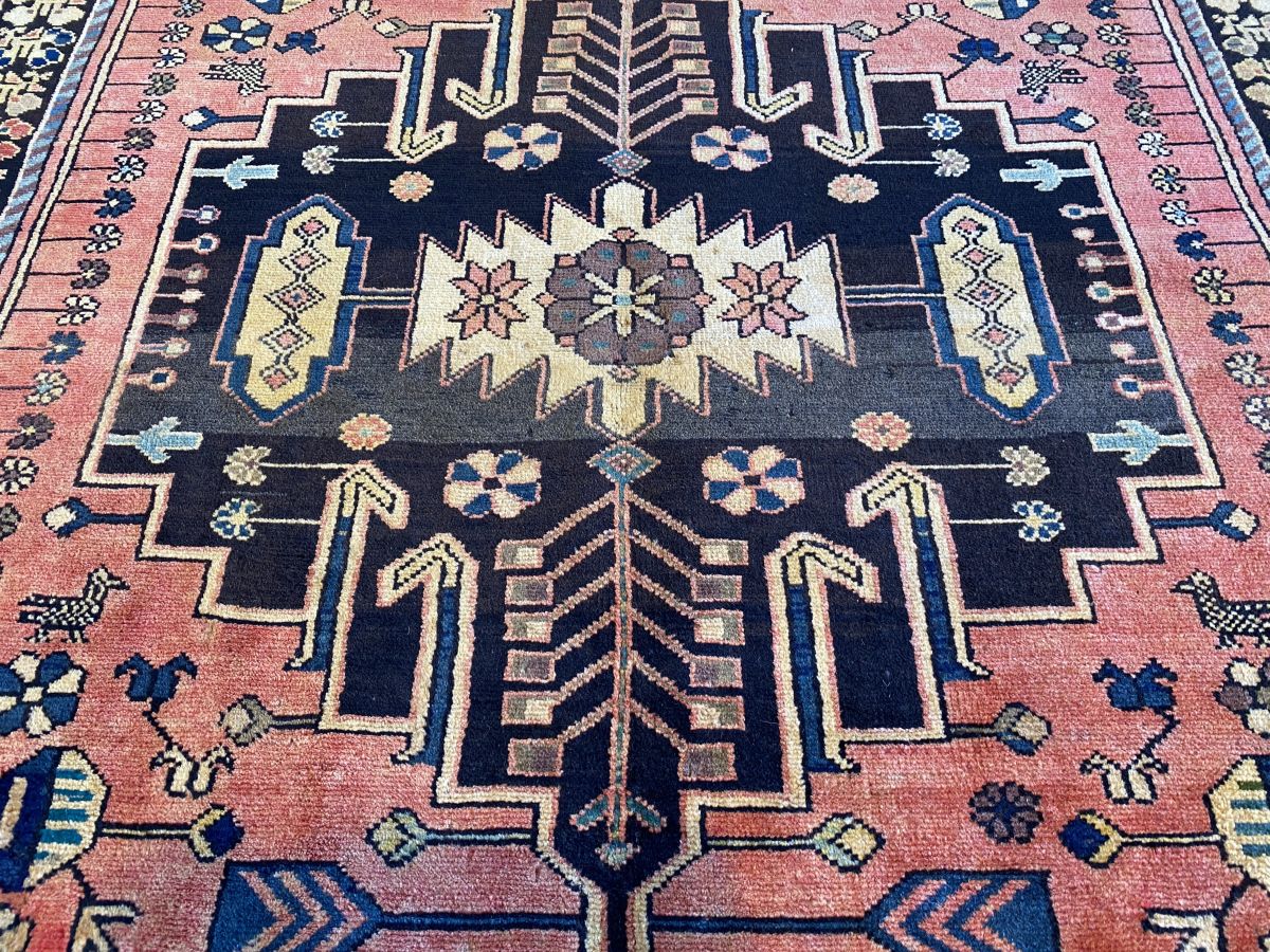 Hand-Knotted Tribal Persian Shahsavan Rug