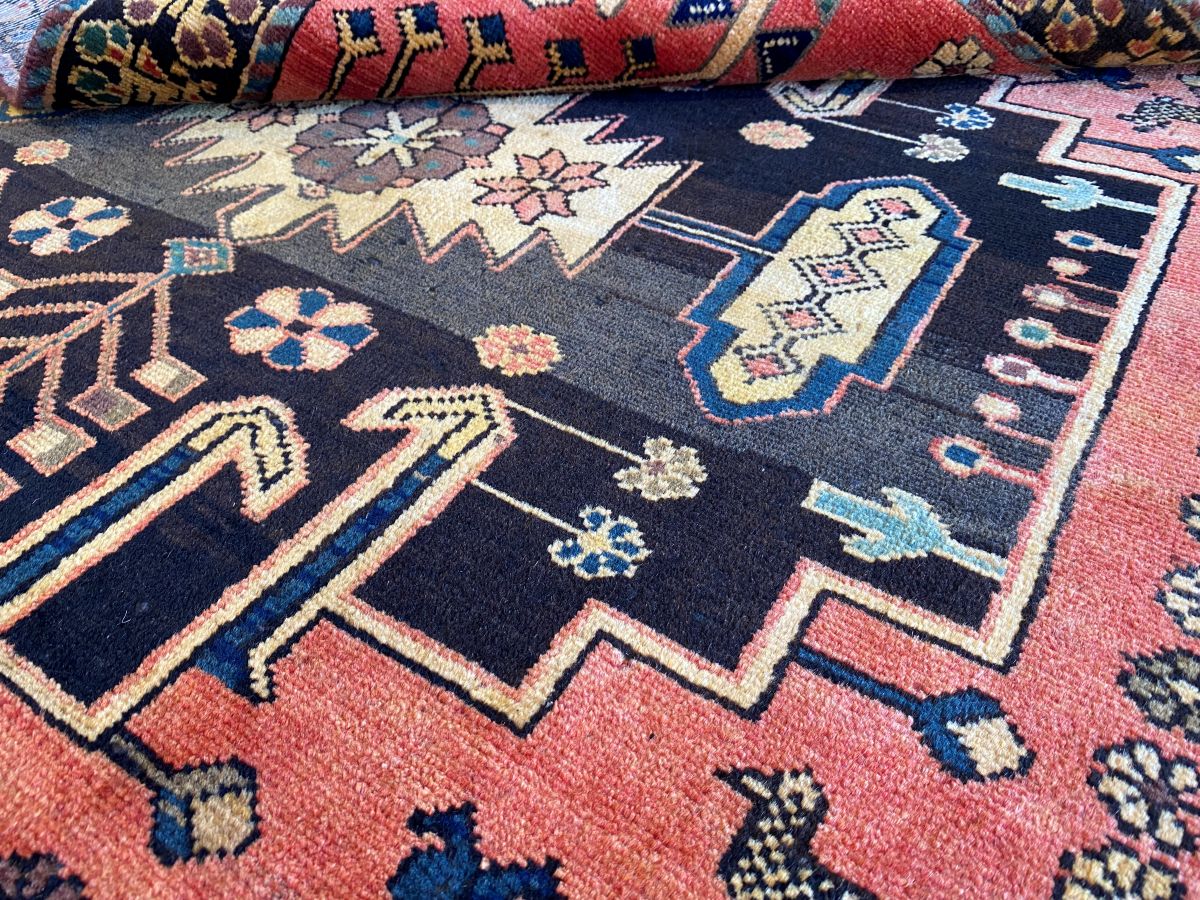 Hand-Knotted Tribal Persian Shahsavan Rug