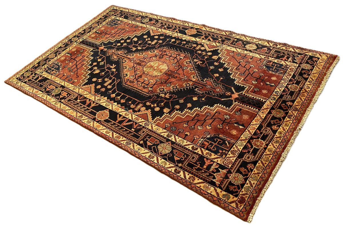 Hand-Knotted Tribal Persian Toyserkan Rug