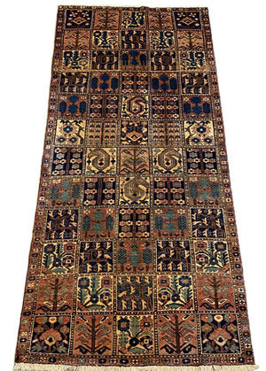 Hand-Knotted Tribal Persian Bakhtiar Rug