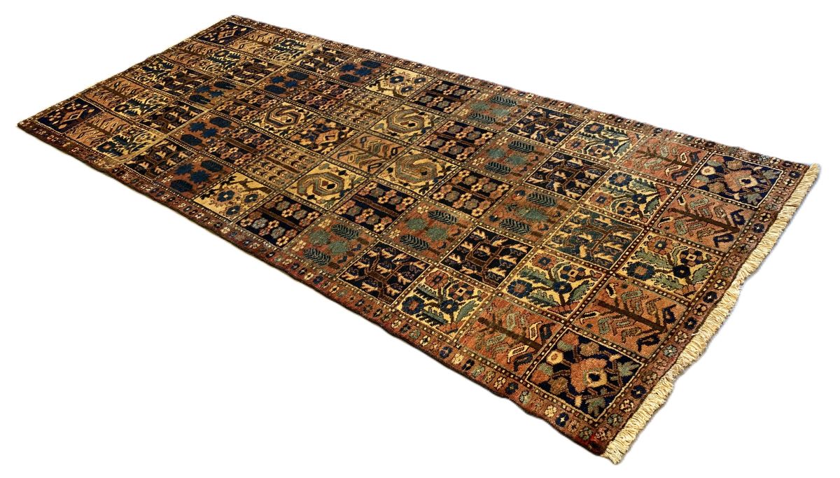 Hand-Knotted Tribal Persian Bakhtiar Rug