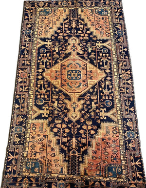 Hand-Knotted Tribal Persian Toyserkan Rug