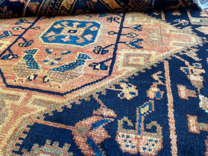 Hand-Knotted Tribal Persian Toyserkan Rug