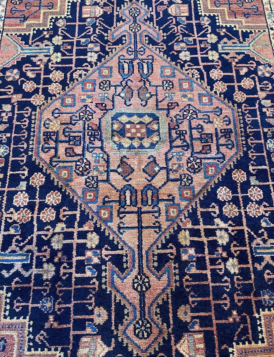 Hand-Knotted Tribal Persian Toyserkan Rug