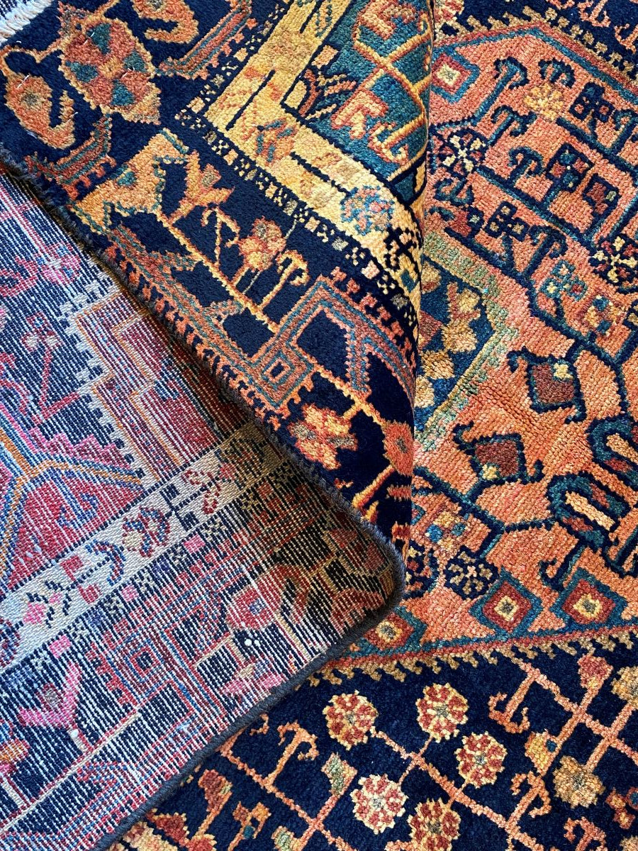 Hand-Knotted Tribal Persian Toyserkan Rug