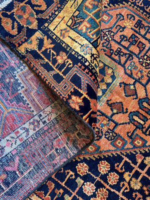 Hand-Knotted Tribal Persian Toyserkan Rug