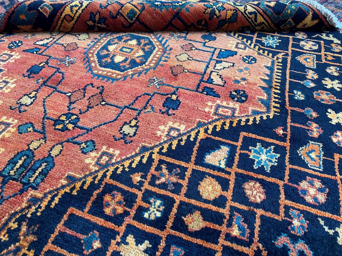 Hand-Knotted Tribal Persian Toyserkan Rug