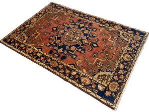 Hand-Knotted Tribal Persian Luri Rug