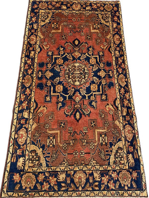 Hand-Knotted Tribal Persian Luri Rug