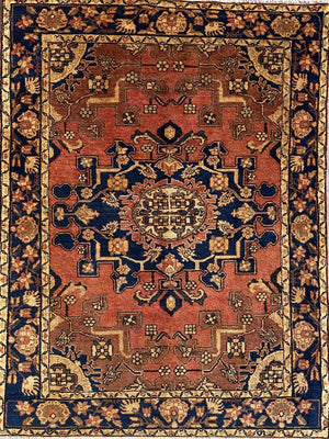 Hand-Knotted Tribal Persian Luri Rug