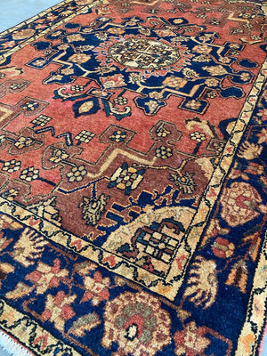 Hand-Knotted Tribal Persian Luri Rug