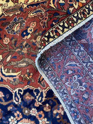Hand-Knotted Tribal Persian Bakhtiar Carpet