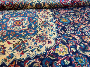 Hand-Knotted Persian Kashmar Carpet