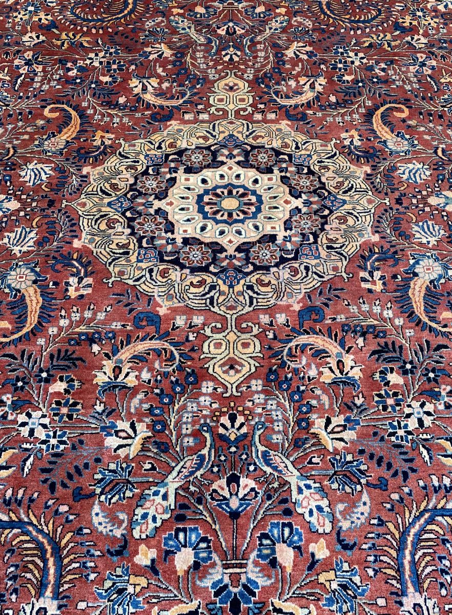 Fine Hand-Knotted Persian Bidjar Carpet