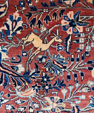Fine Hand-Knotted Persian Bidjar Carpet