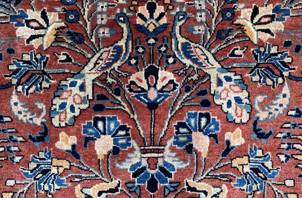 Fine Hand-Knotted Persian Bidjar Carpet