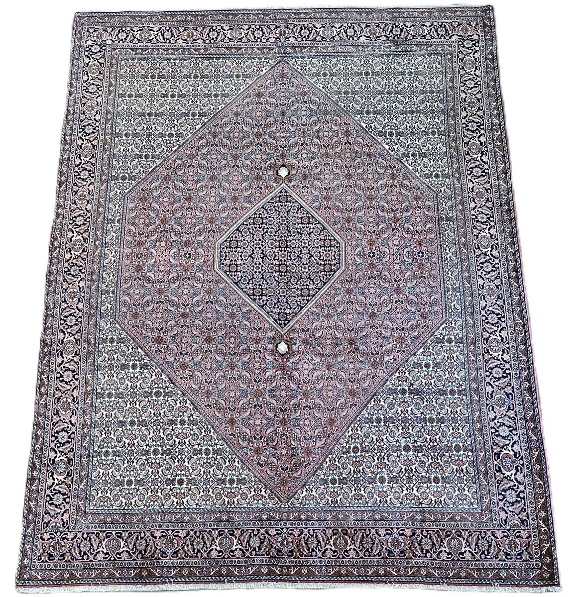 Fine Hand-Knotted Tribal Persian Bidjar Carpet