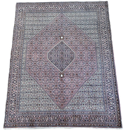 Fine Hand-Knotted Tribal Persian Bidjar Carpet